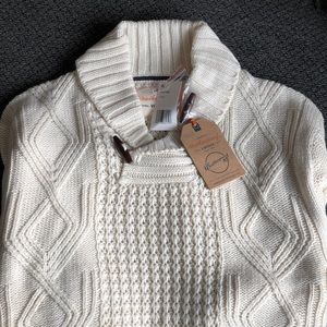 Weatherproof Vintage Fisherman Shawl sweater